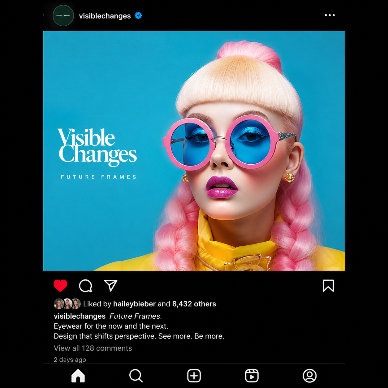 Visible Changes print ad